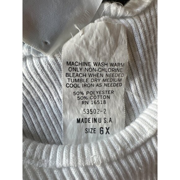 Diane Von Furstenberg Girls White Ribbed Tank Dress Blue Striped Skirt Size 6X - Picture 3 of 4